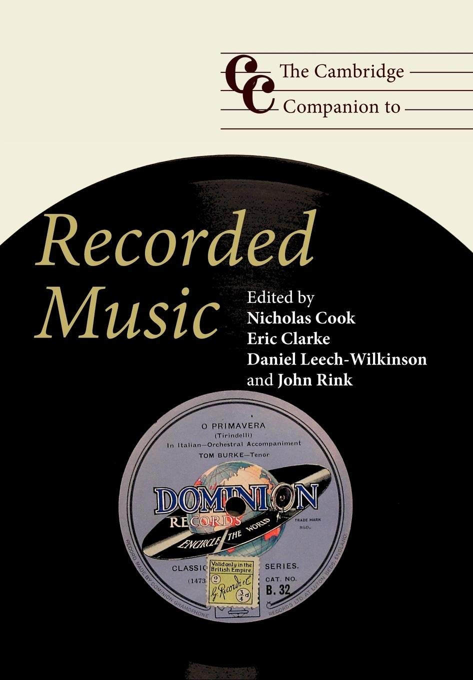 The Cambridge Companion to Recorded Music (Cambridge Companions to Music),Used