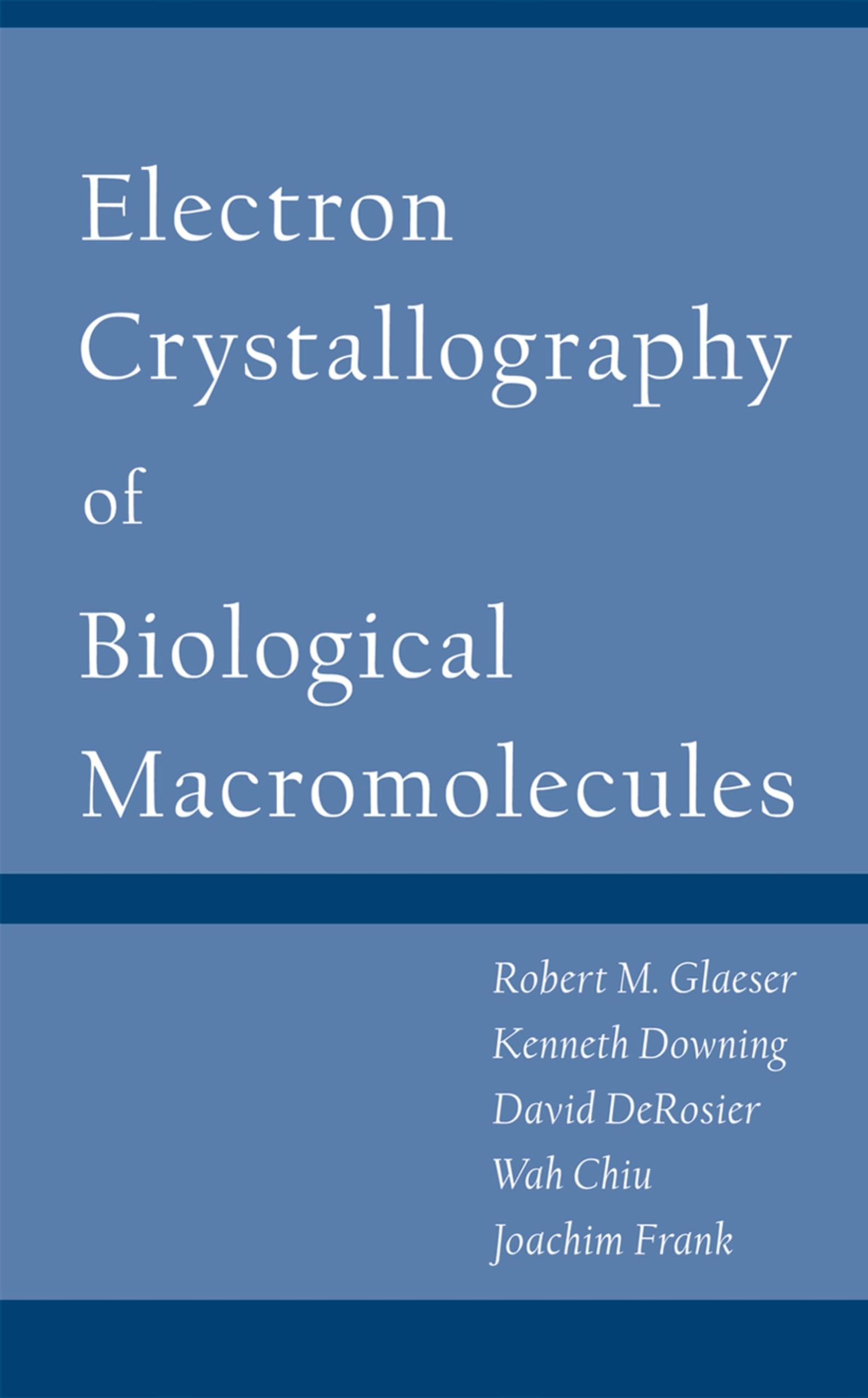 Electron Crystallography of Biological Macromolecules,Used