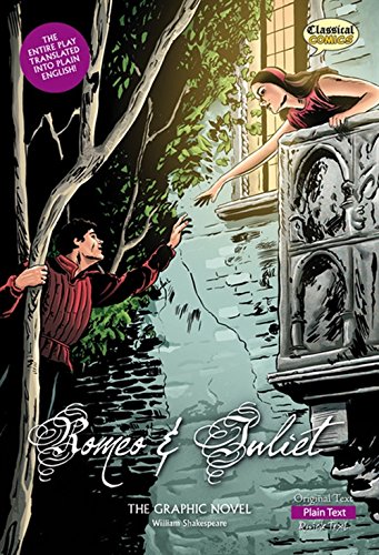 Romeo And Juliet: Plain Text: The Graphic Novel (British English),Used