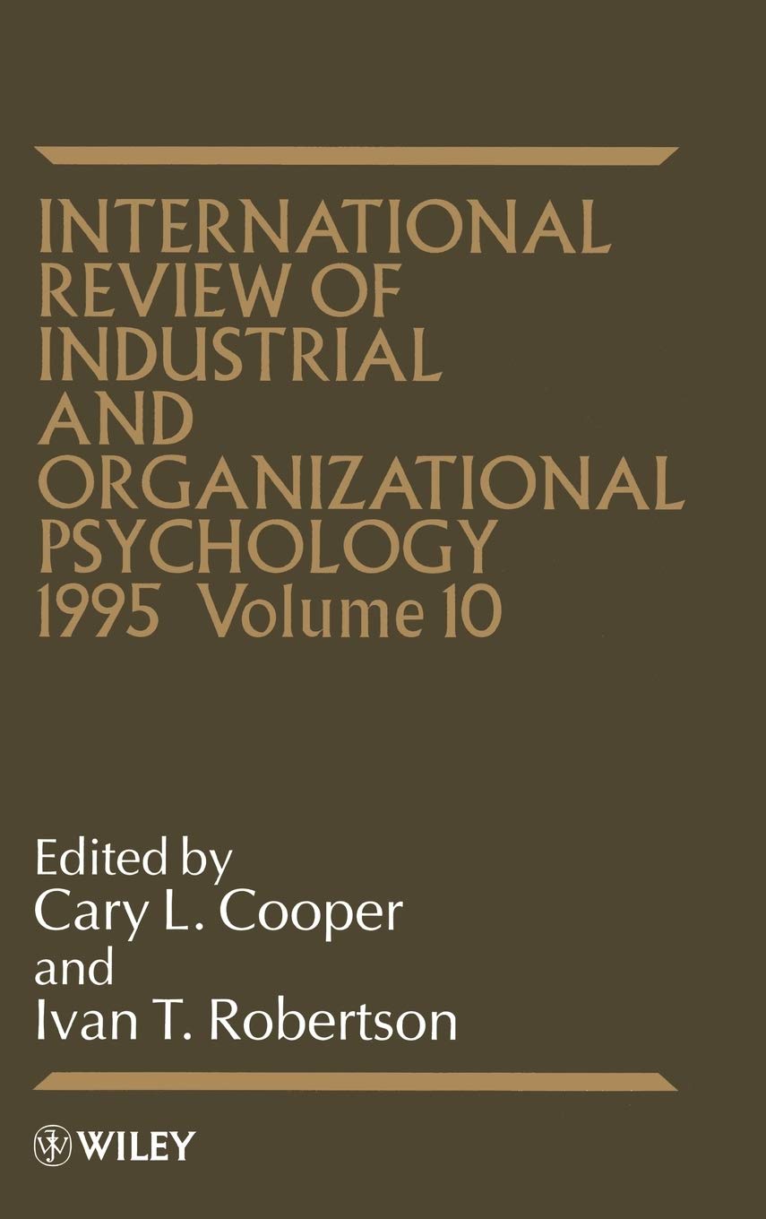1995, International Review of Industrial and Organizational Psychology,Used
