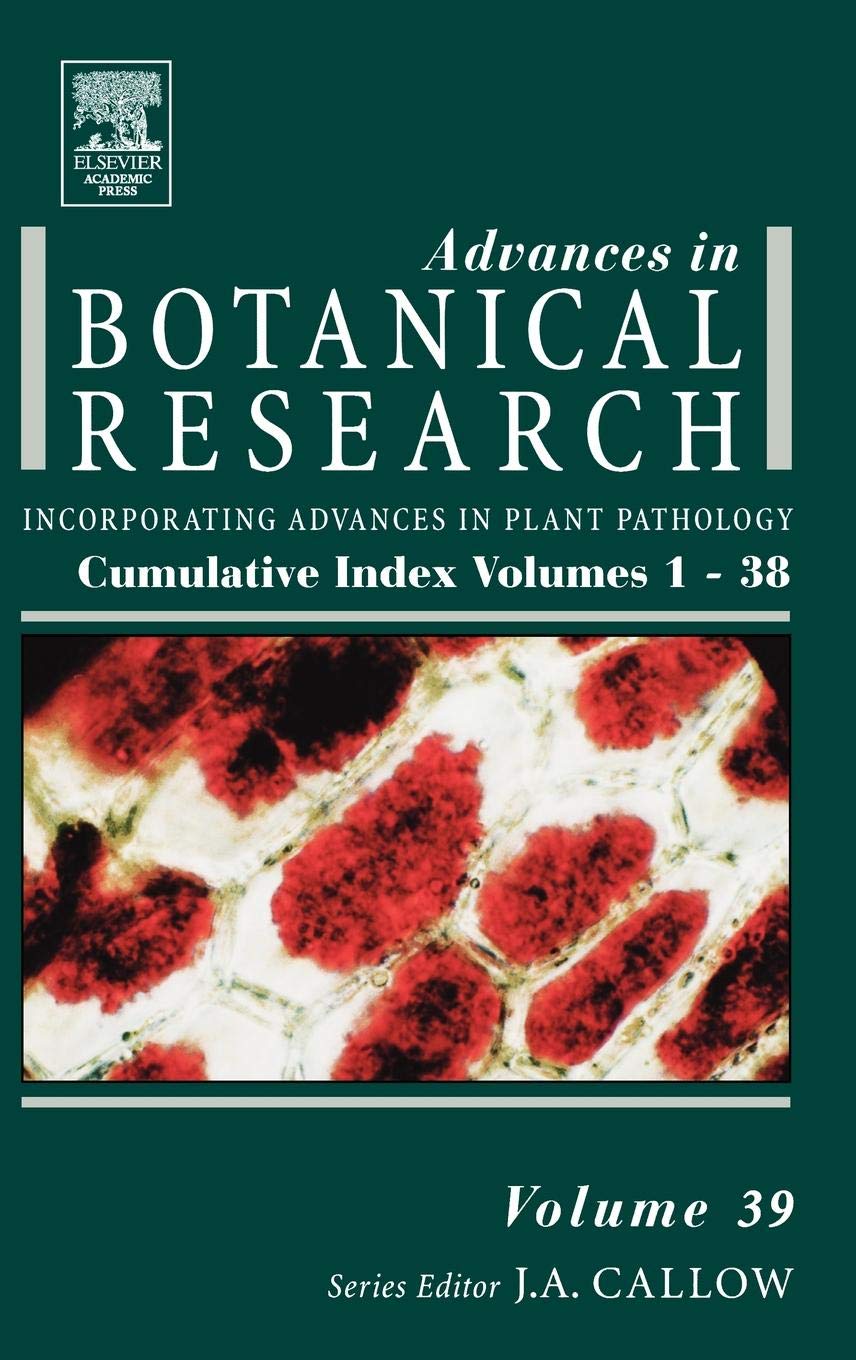 Advances In Botanical Research, Vol. 39