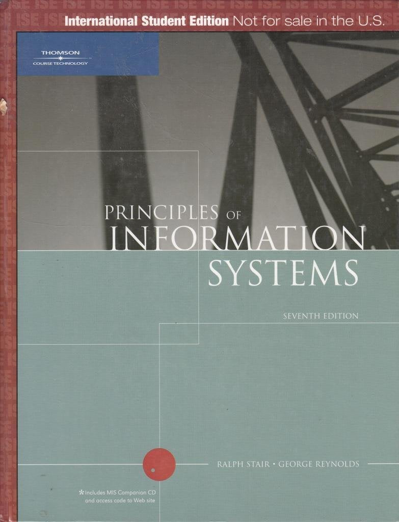 Principles of Information Systems,New
