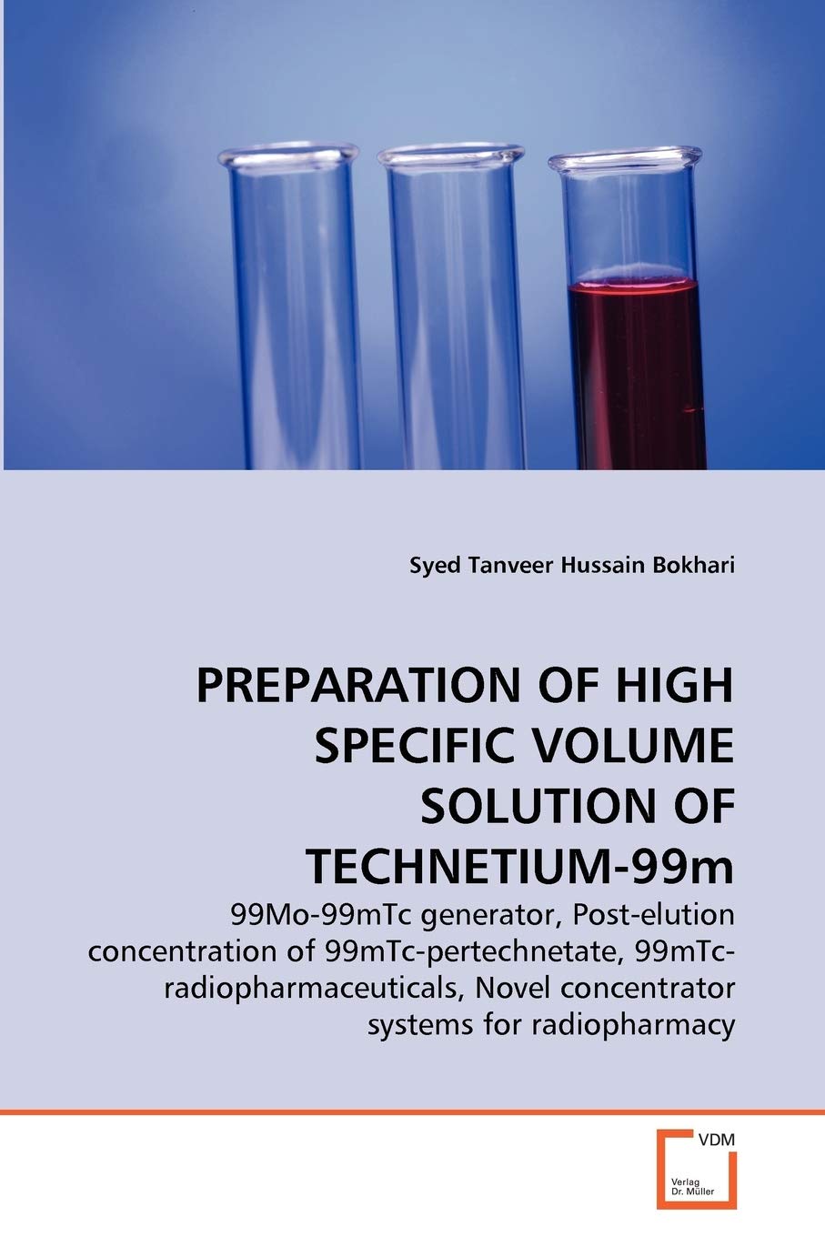 PREPARATION OF HIGH SPECIFIC VOLUME SOLUTION OF TECHNETIUM99m,Used
