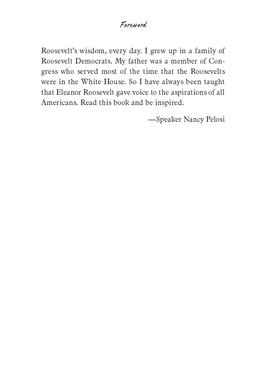 What Are We For?: The Words and Ideals of Eleanor Roosevelt,Used