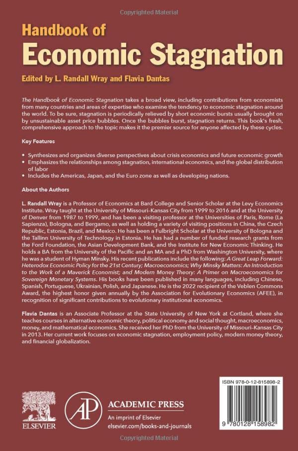 Handbook of Economic Stagnation,Used