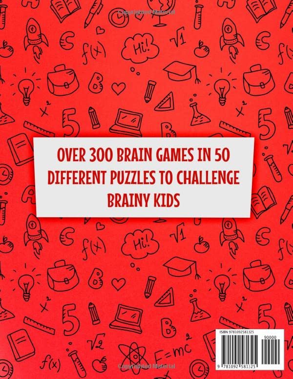 Difficult Puzzle Book for Smart Kids: Over 300 Brain Games for Kids Aged 11  14 (Thinking Books for Kids),Used