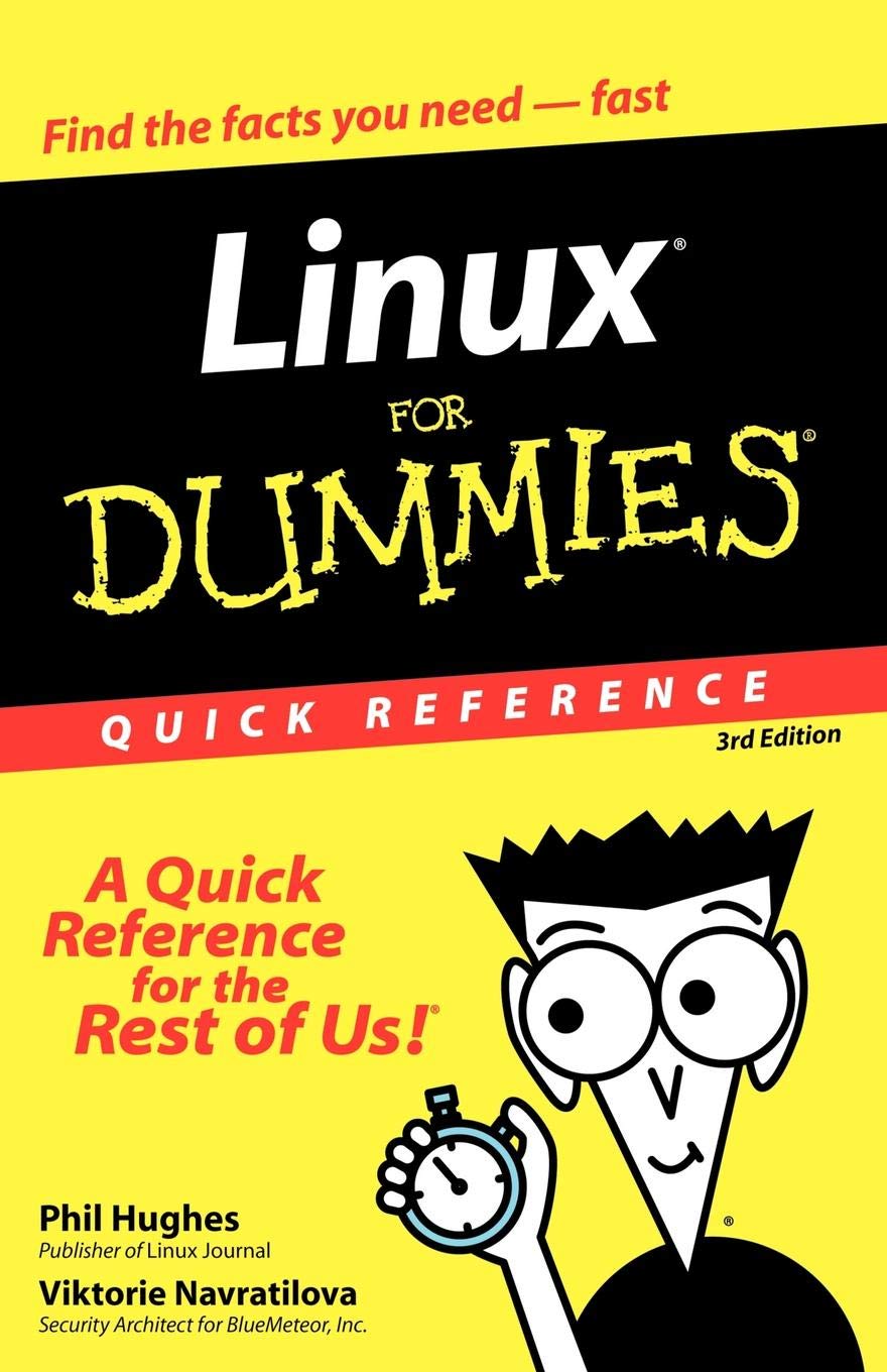 Linux For Dummies Quick Ref 3e,Used