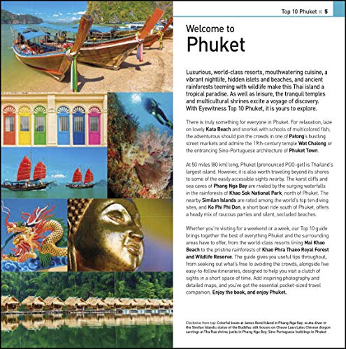 DK Eyewitness Top 10 Phuket (Pocket Travel Guide),Used