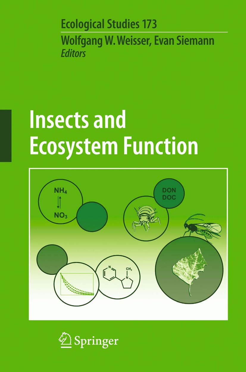 Insects and Ecosystem Function (Ecological Studies, 173),Used