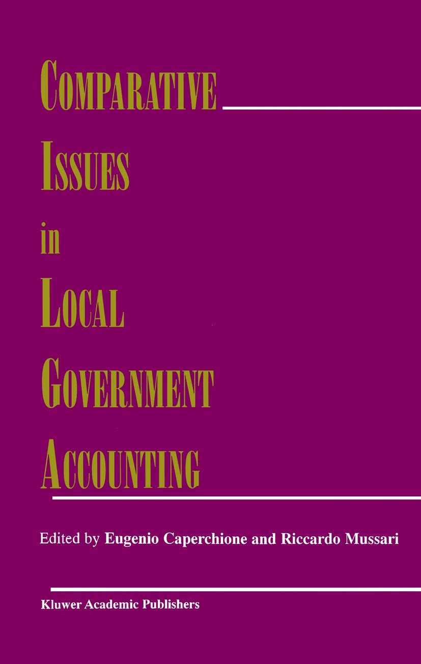 Comparative Issues in Local Government Accounting,Used