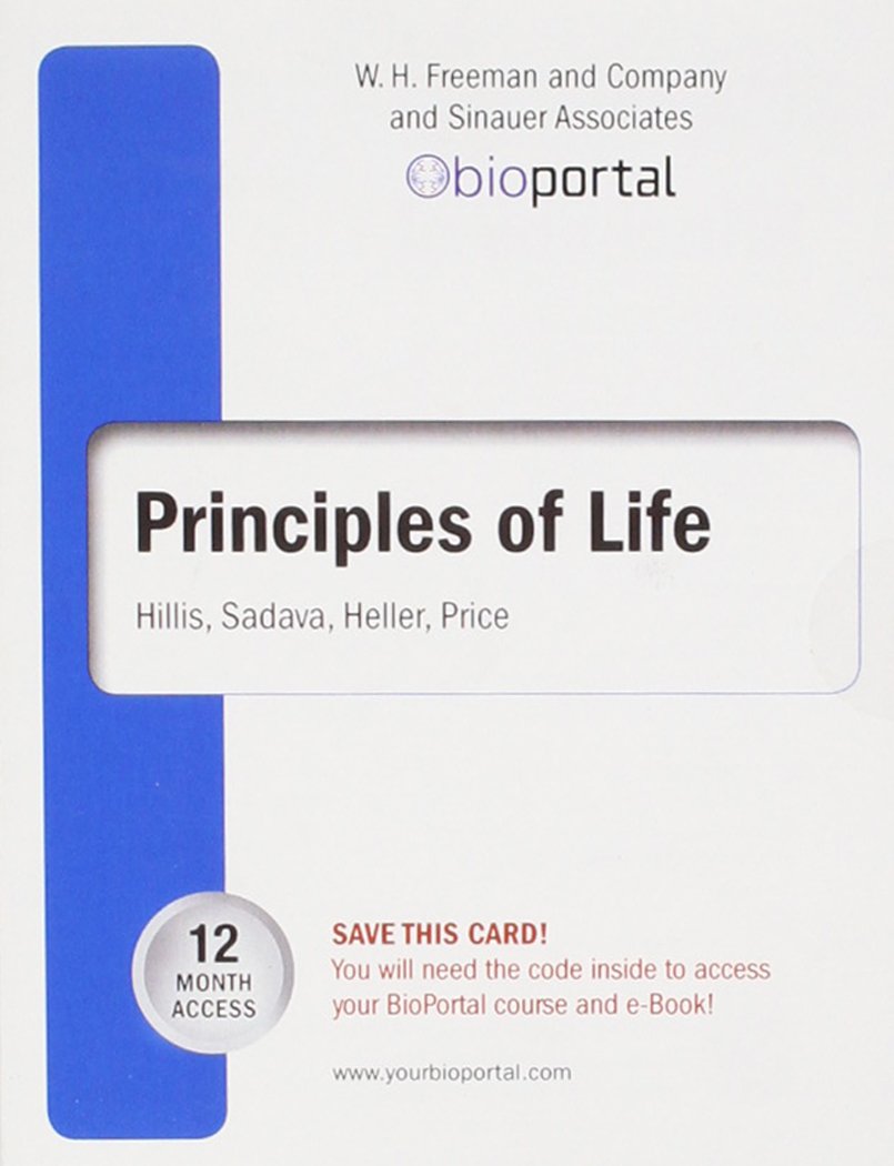 Bioportal for Principlesof Life (12Month Access Card),Used