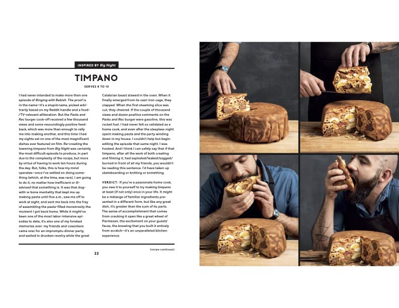 Binging With Babish: 100 Recipes Recreated from Your Favorite Movies and TV Shows,New