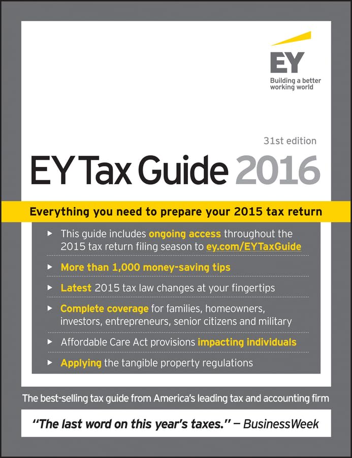 EY Tax Guide 2016,Used
