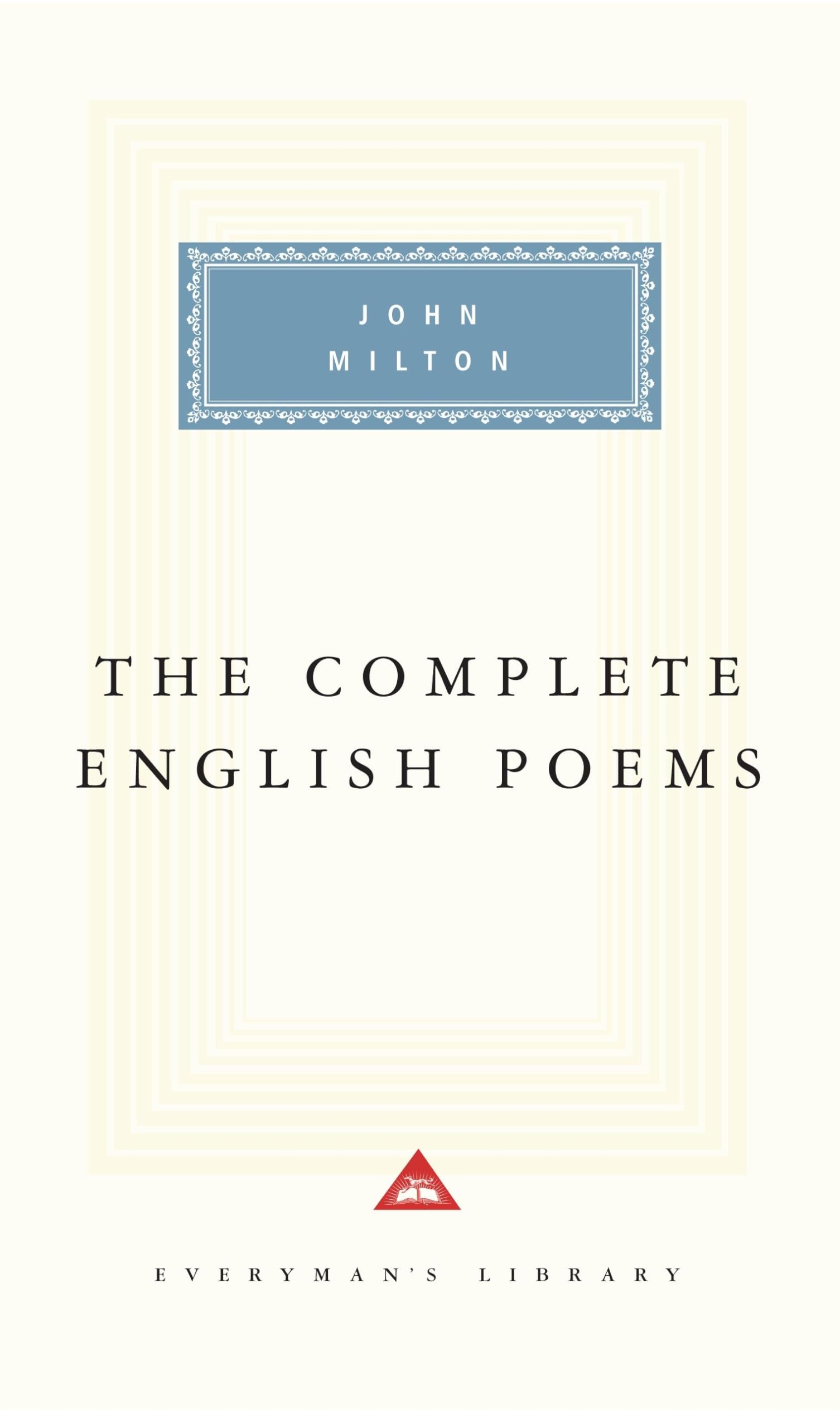 The Complete English Poems of John Milton: Introduction by Gordon Campbell (Everyman's Library Classics Series),New