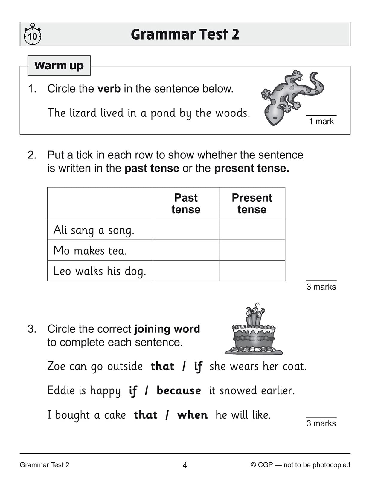 New KS1 English 10Minute Tests: Grammar, Punctuation & Spelling Year 2: perfect for catching up at home (CGP KS1 English),Used