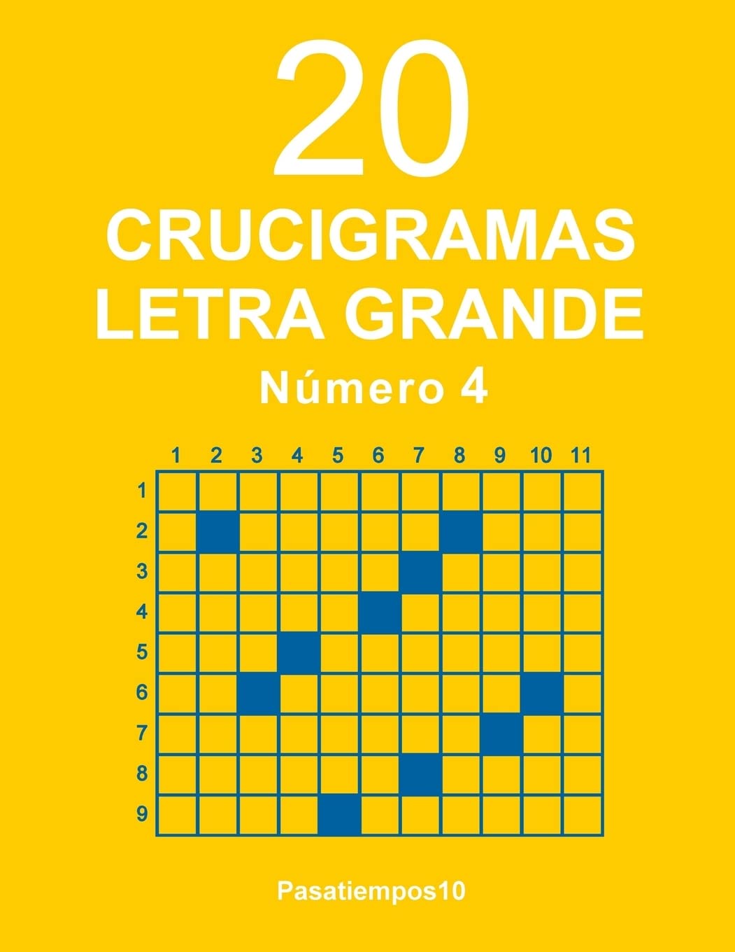 20 Crucigramas Letra Grande  N. 4 (Spanish Edition),Used