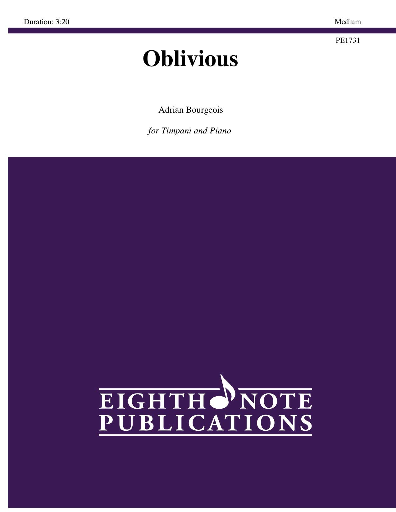 Oblivious: Part(s) (Eighth Note Publications),Used