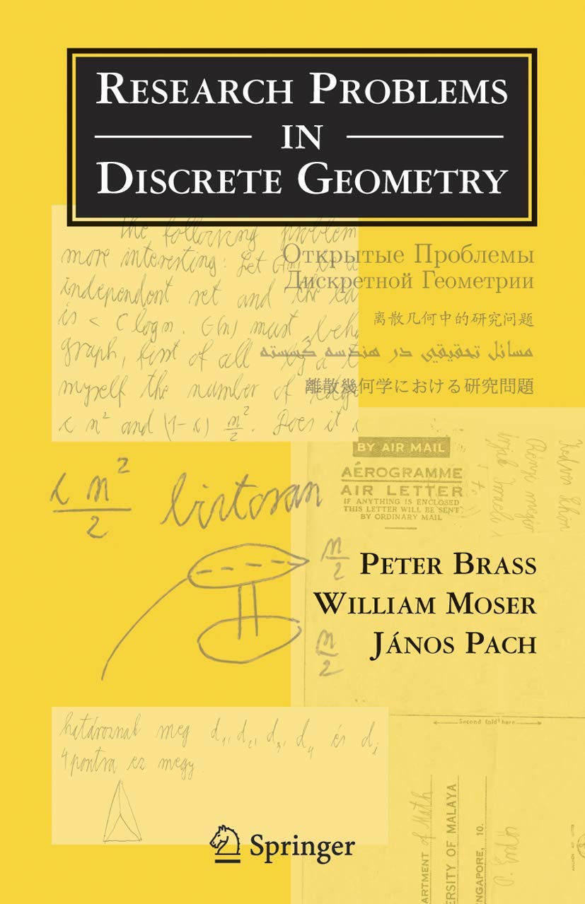 Research Problems In Discrete Geometry