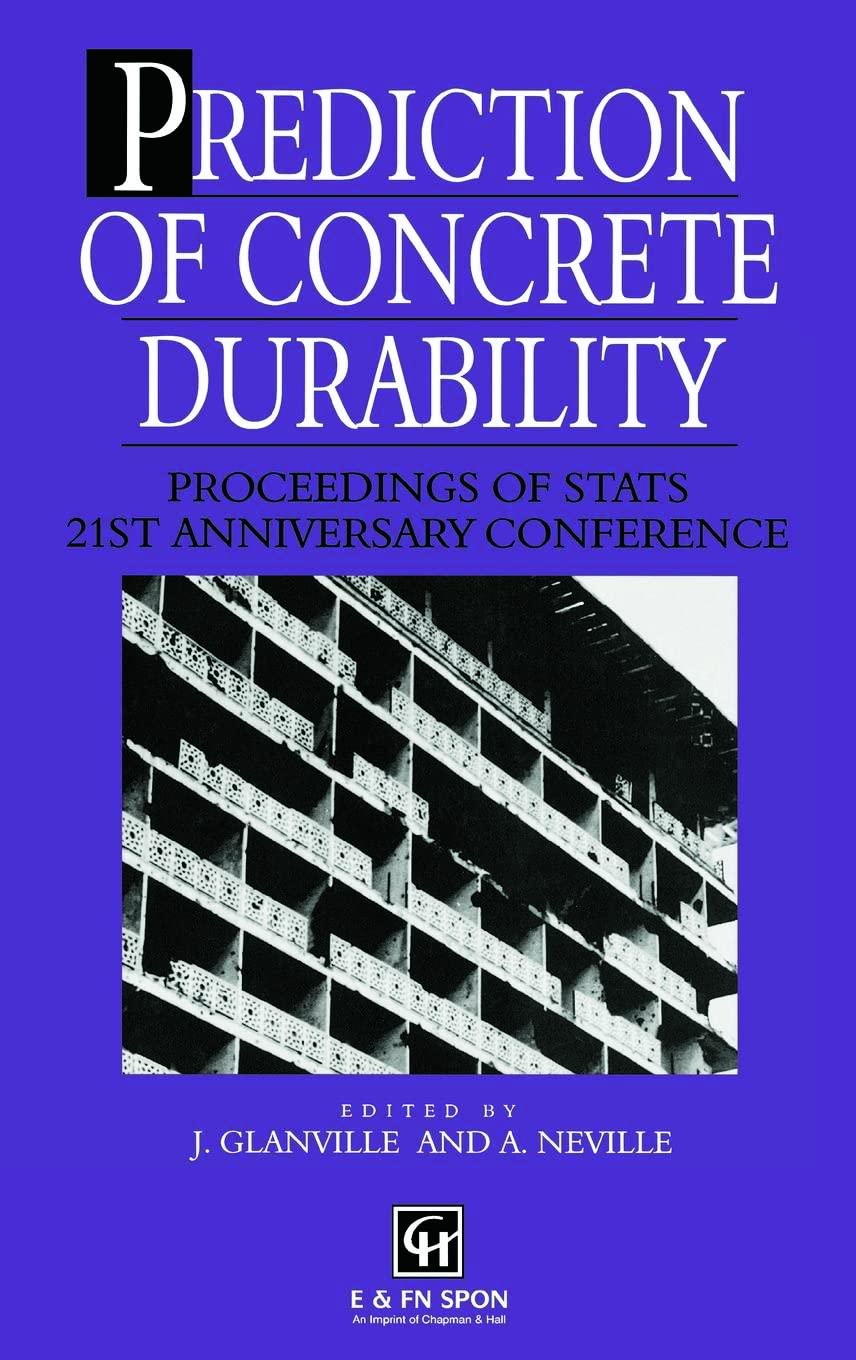 Prediction Of Concrete Durability: Proceedings Of Stats 21St Anniversary Conference