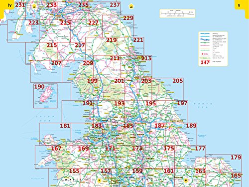 2019 Collins Essential Road Atlas Britain,Used