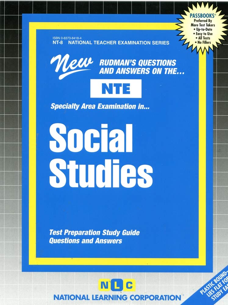 SOCIAL STUDIES (National Teacher Examination Series) (Content Specialty Test) (Passbooks) (NATIONAL TEACHER EXAMINATION SERIES (,Used