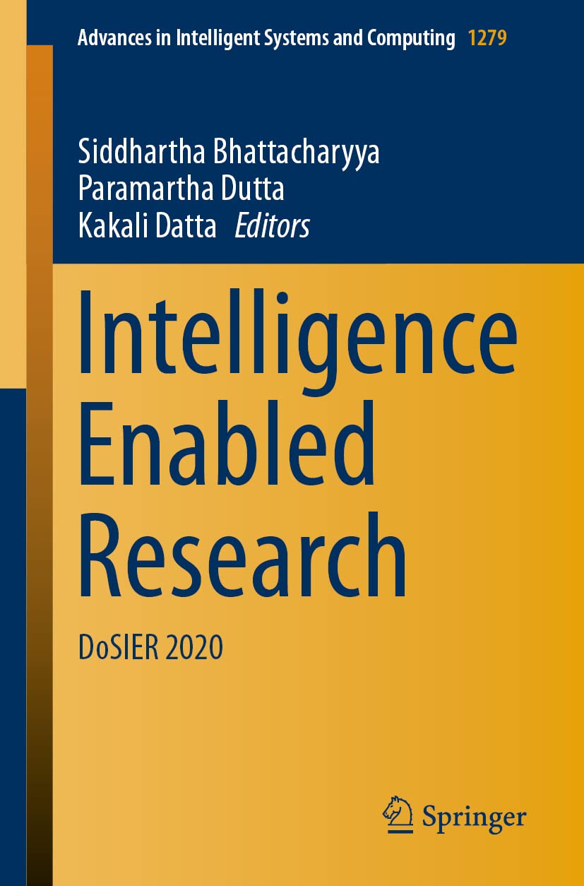 Intelligence Enabled Research: DoSIER 2020 (Advances in Intelligent Systems and Computing),Used