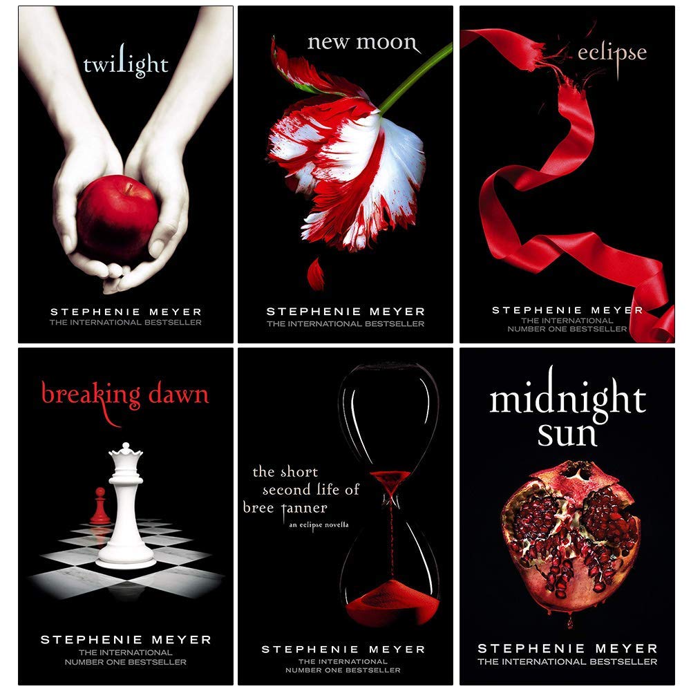 Twilight Series Stephenie Meyer 6 Books Collection Set (Twilight, New Moon, Eclipse, Breaking Dawn, The Short Second Life Of Bre,Used