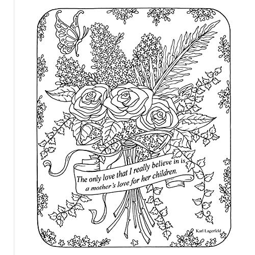 Zendoodle Colorscapes: A Mother's Love: Inspiring Words to Color and Display,Used