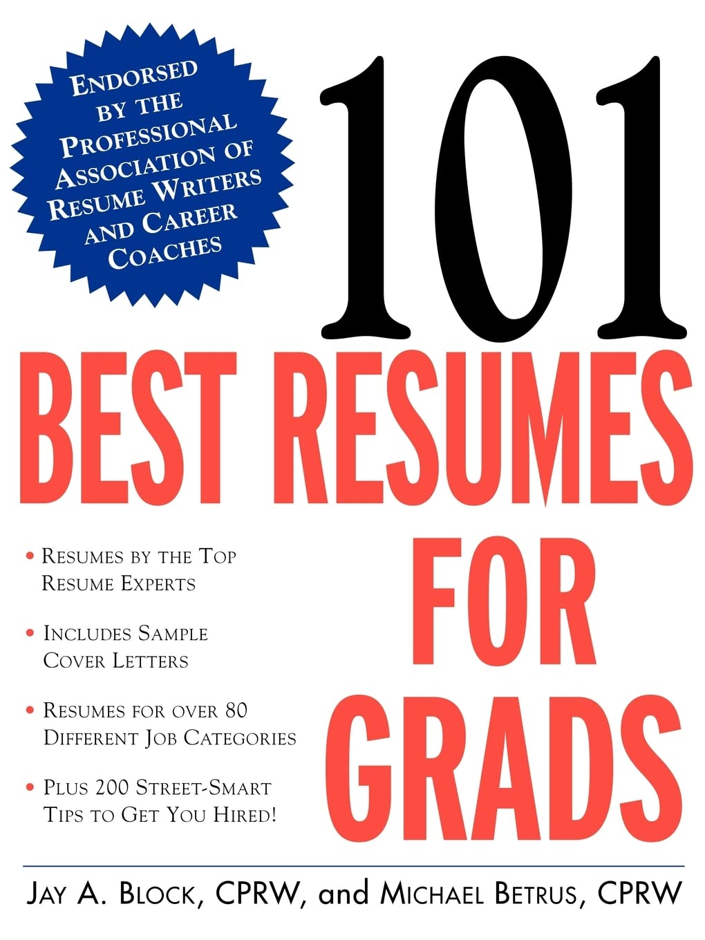 101 Best Resumes for Grads,Used