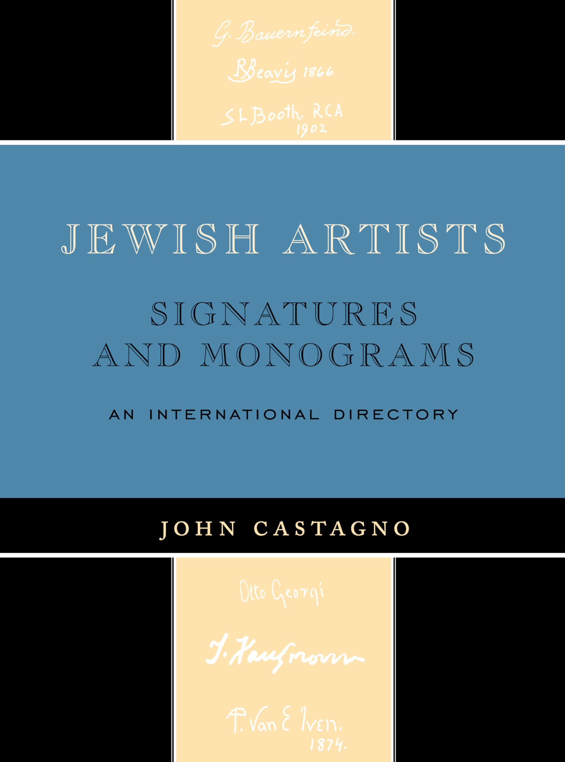 Jewish Artists: Signatures And Monograms,Used
