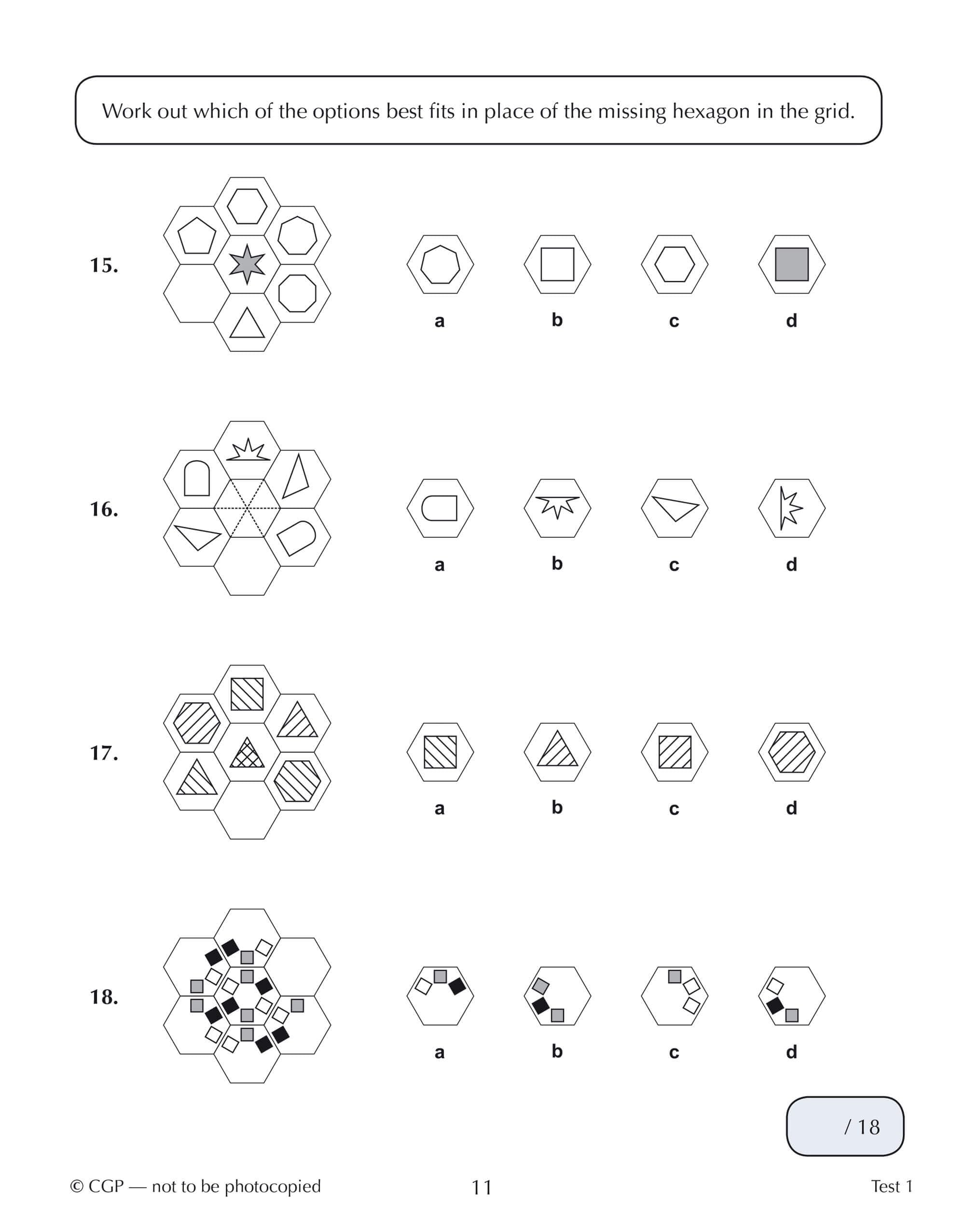 New 11+ CEM 10Minute Tests: NonVerbal Reasoning Ages 910 (with Online Edition) (CGP 11+ CEM),Used