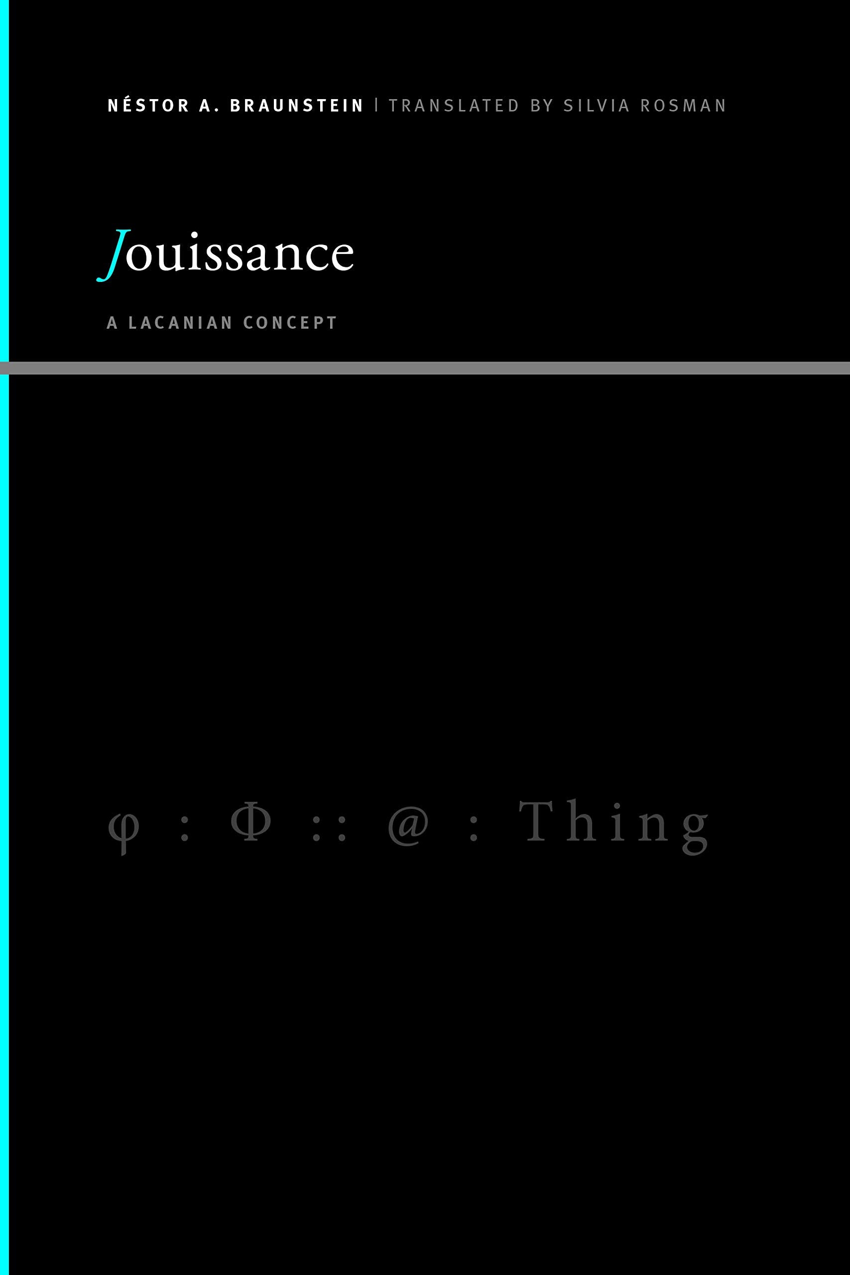 Jouissance: A Lacanian Concept (Suny Series, Insinuations: Philosophy, Psychoanalysis, Literature),Used
