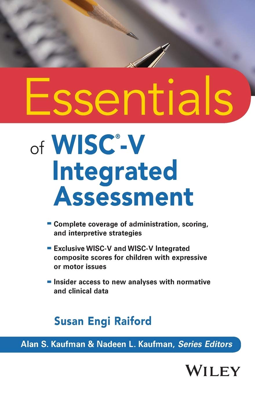 Essentials of WISCV Integrated Assessment (Essentials of Psychological Assessment),Used
