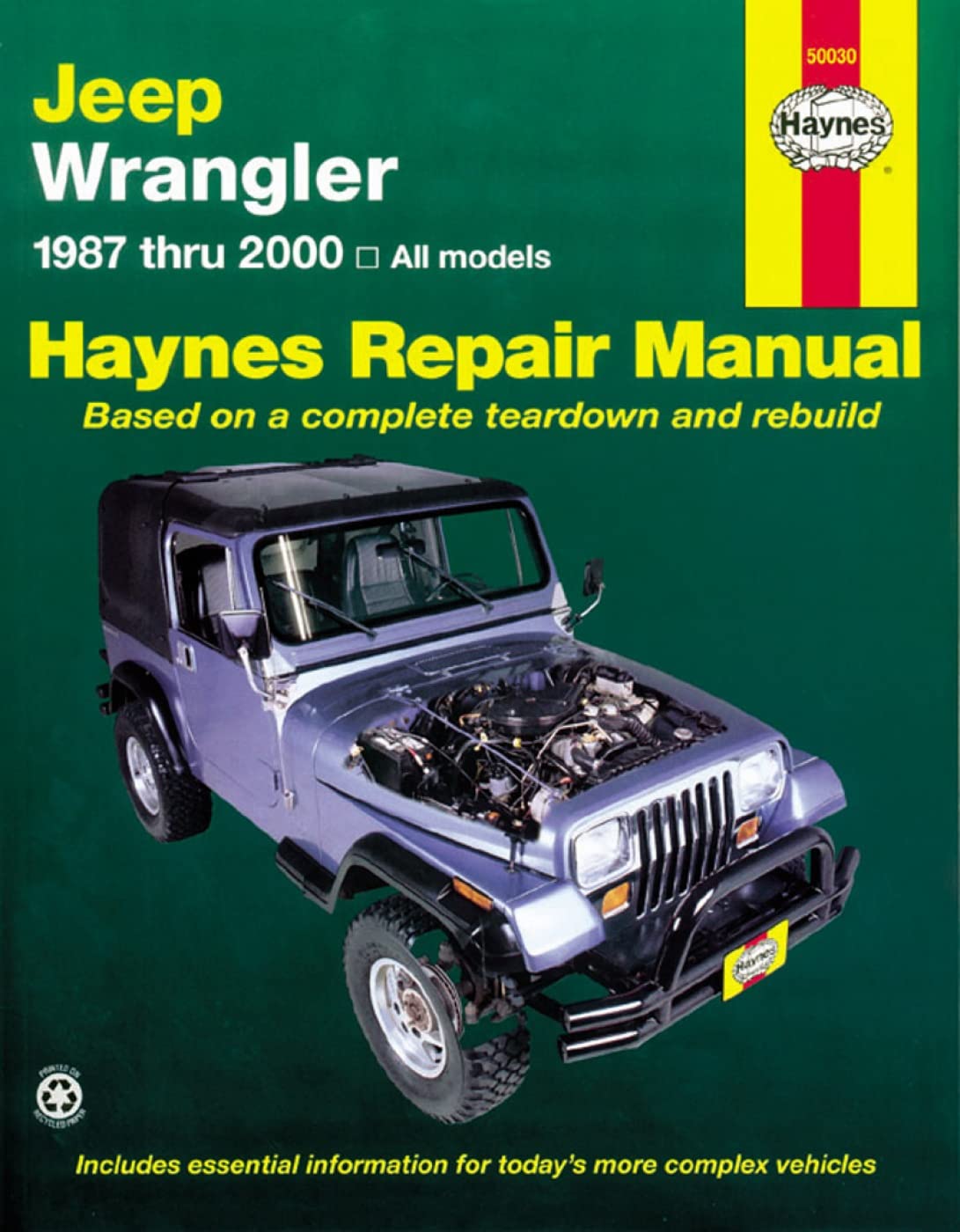 Cengage Learning Jeep Wrangler 1987  2011 Repair Manual,Used