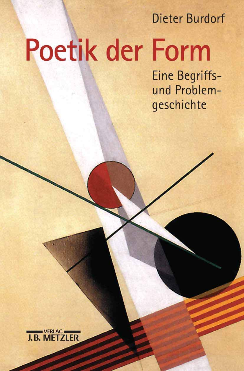 Poetik Der Form: Eine Begriffs Und Problemgeschichte (German Edition),Used