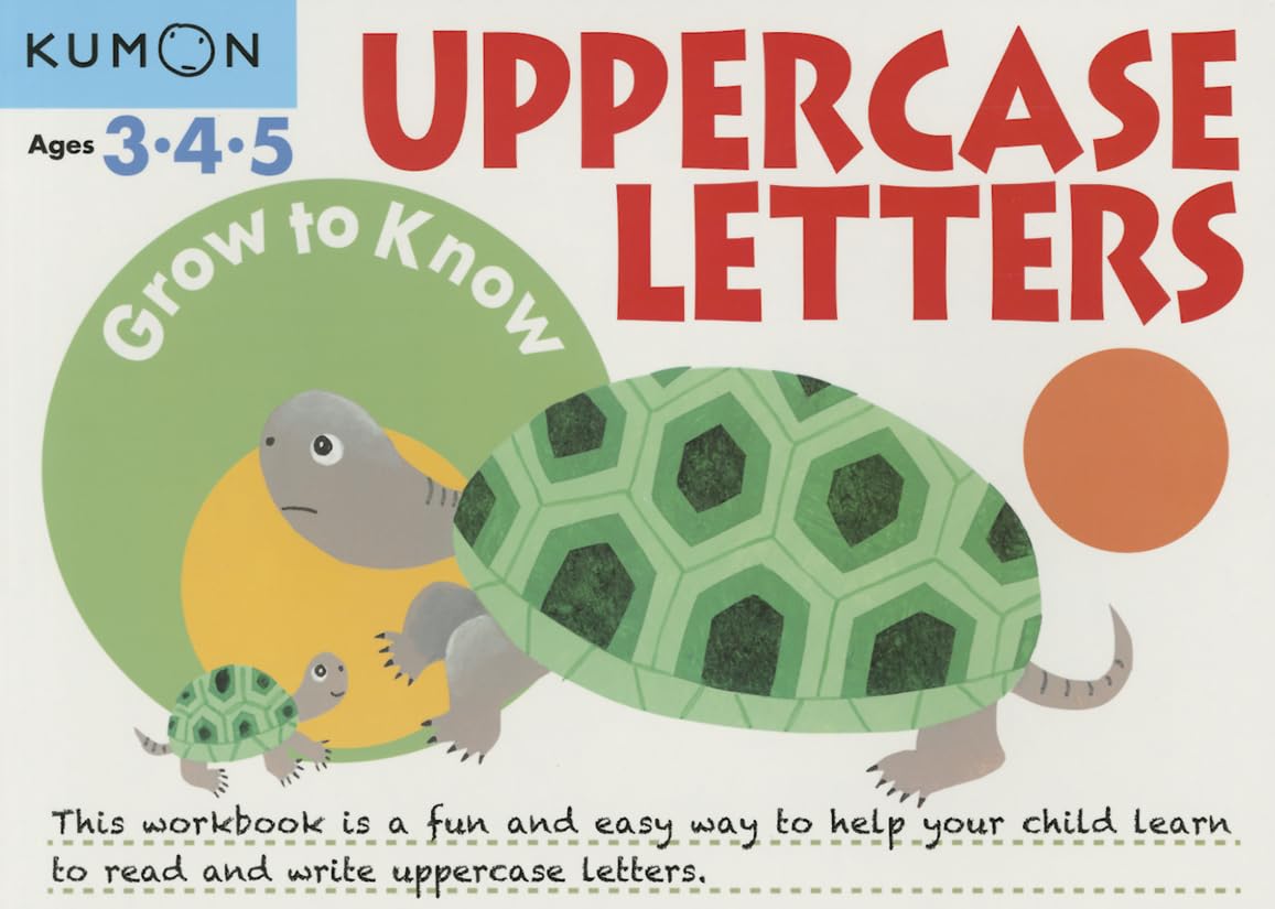 Kumon Growtoknow: Uppercase Letters (Grow To Know Workbooks),Used