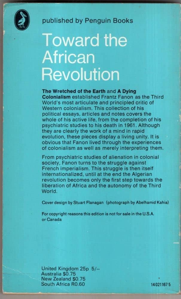 Toward the African revolution; (Pelican books),Used