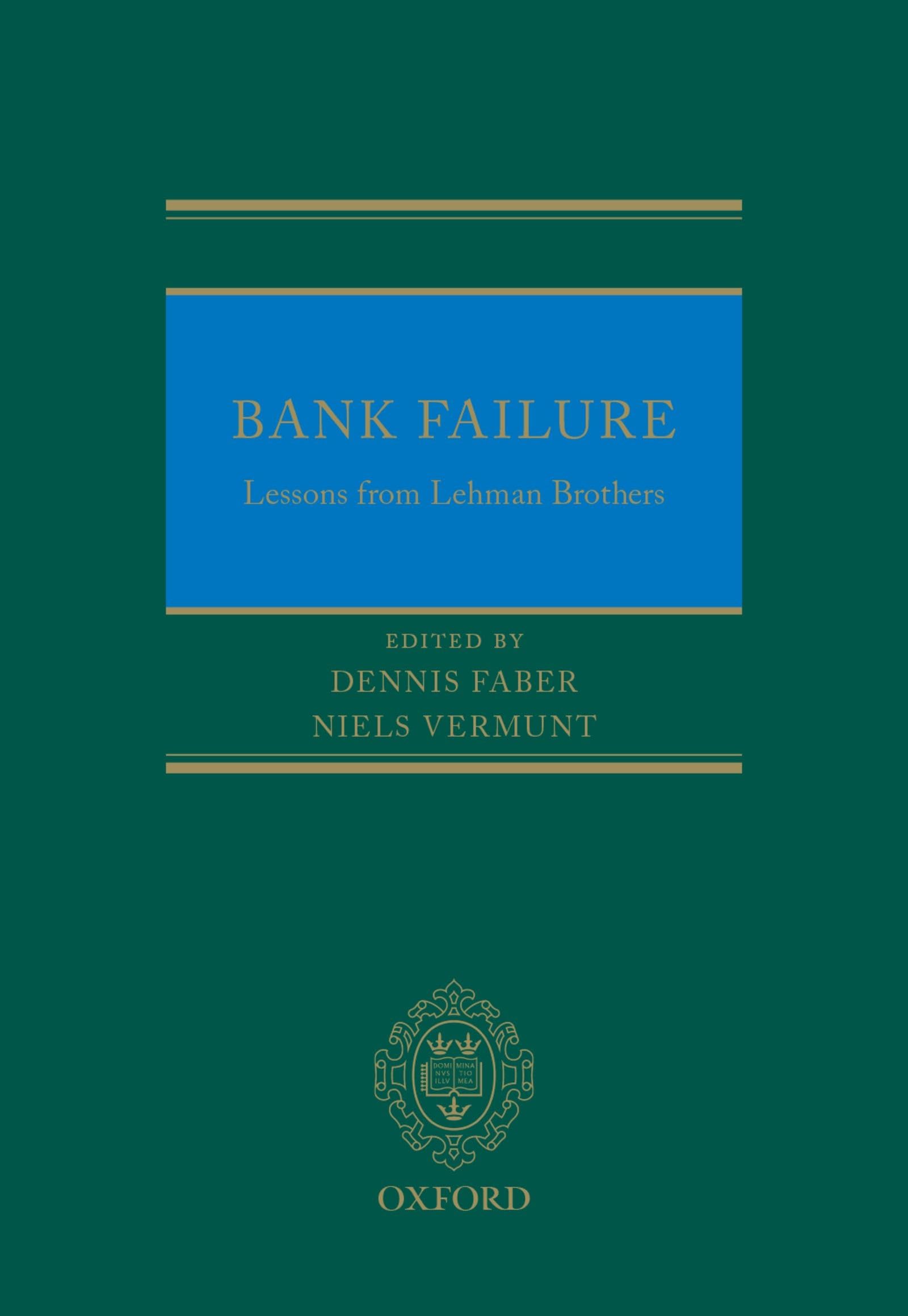 Bank Failure: Lessons from Lehman Brothers,Used