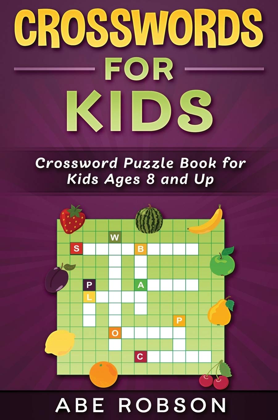 Crosswords for Kids: Crossword Puzzle Book for Kids Ages 8 and Up,Used