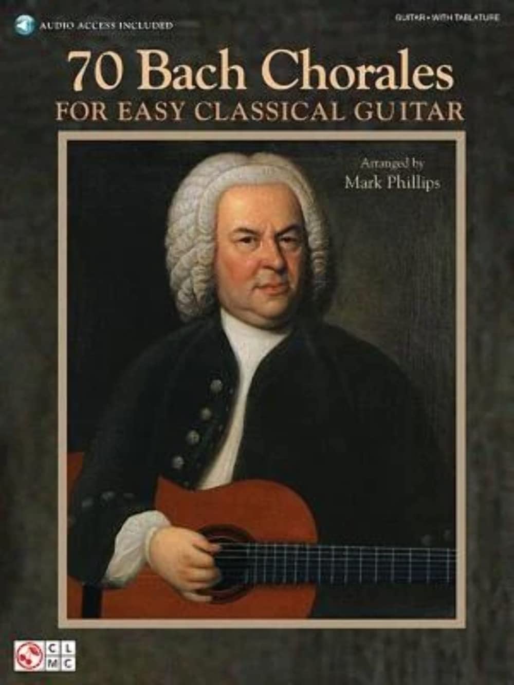 70 Bach Chorales for Easy Classical Guitar Book/Online Audio,Used