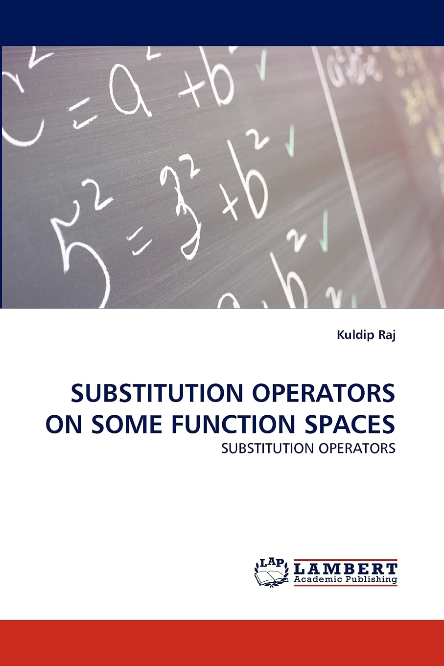 SUBSTITUTION OPERATORS ON SOME FUNCTION SPACES: SUBSTITUTION OPERATORS,Used