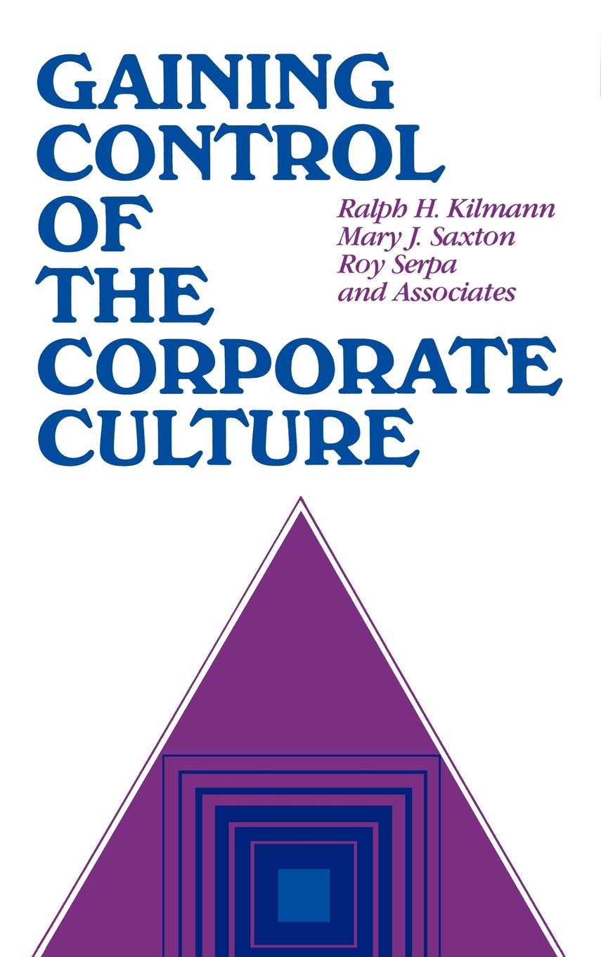 Gaining Control Of The Corporate Culture,Used