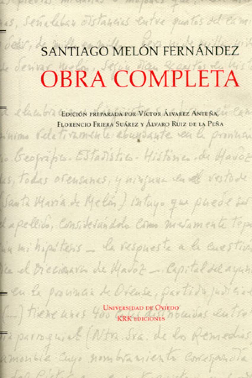 Obra Completa de Santiago Meln Fernndez (Spanish Edition),Used