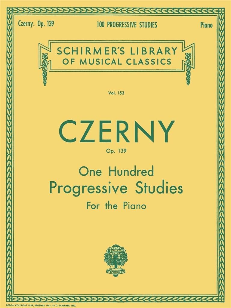 100 Progressive Studies without Octaves, Op. 139: Schirmer Library of Classics Volume 153 Piano Technique (Schirmer's Library of,New