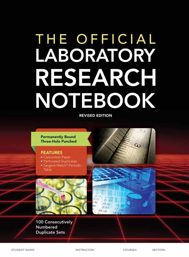 The Official Laboratory Research Notebook (100 duplicate sets),Used