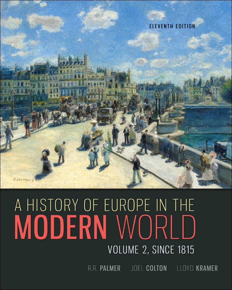 A History of Europe in the Modern World, Volume 2,Used