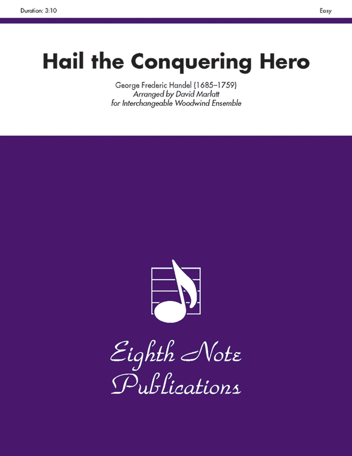 Hail the Conquering Hero: Score & Parts (Eighth Note Publications),Used