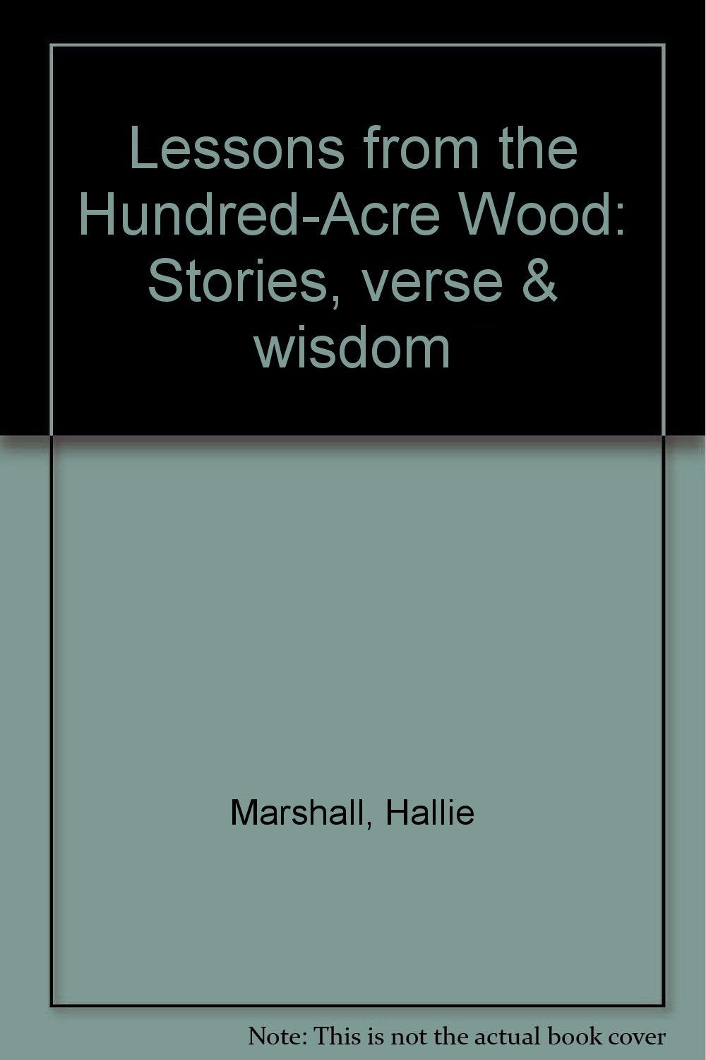 Lessons from the HundredAcre Wood: Stories, verse & wisdom,Used