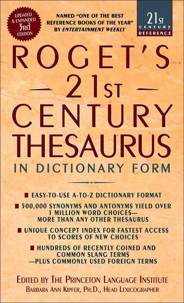Roget'S 21St Century Thesaurus (21St Century Reference (Pb)),New