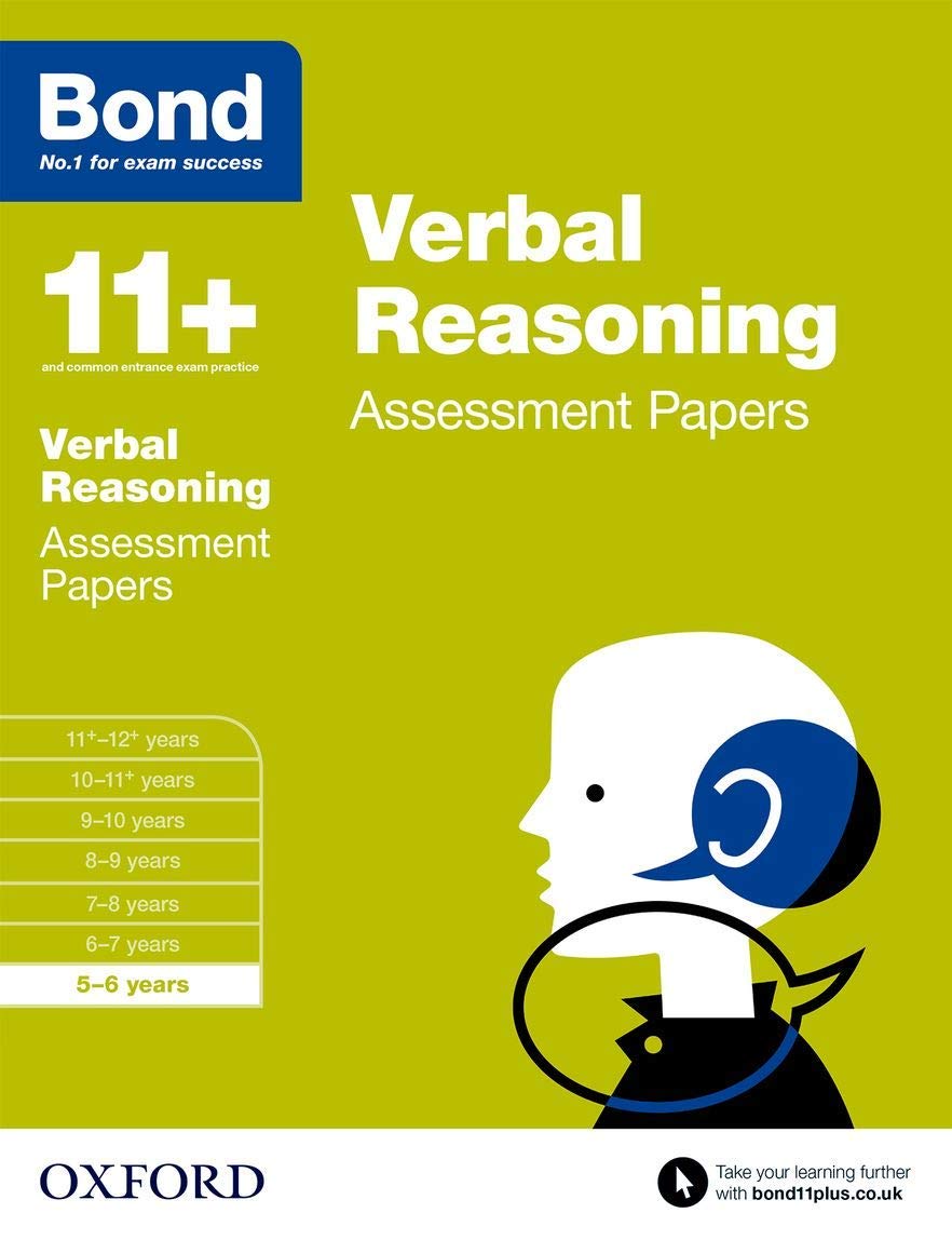 Bond 11+: Assessment Papers, 56 years Bundle: English, Maths, Nonverbal Reasoning, Verbal Reasoning,Used